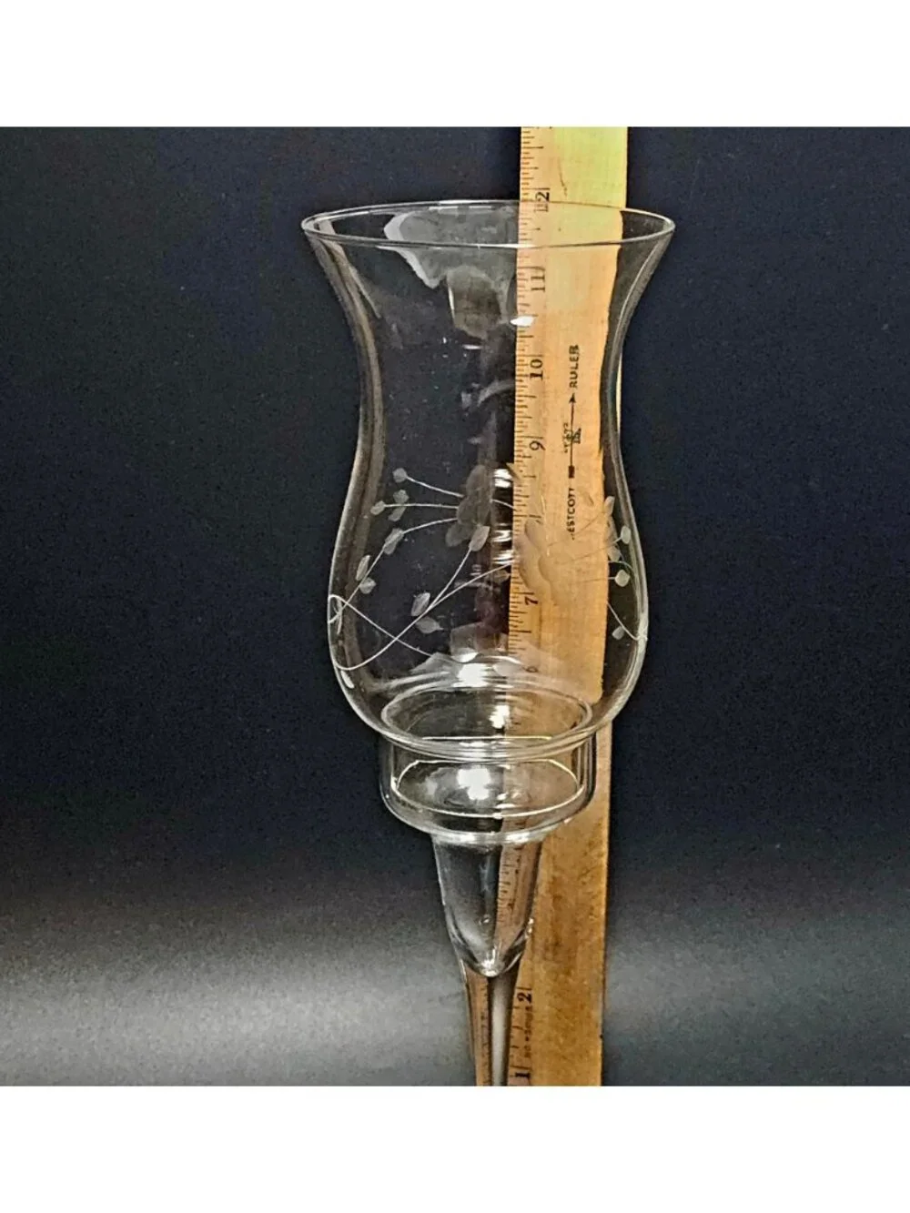 Princess House Heritage Hurricane Candleholder 12